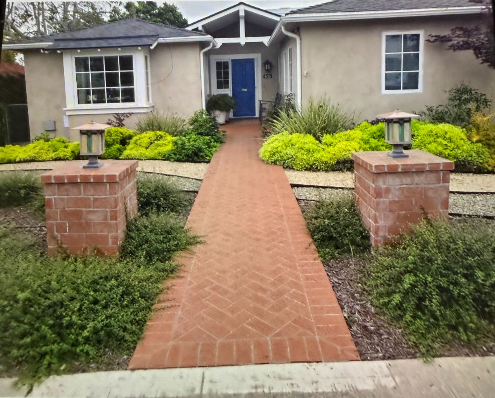 Completed front yard transformation